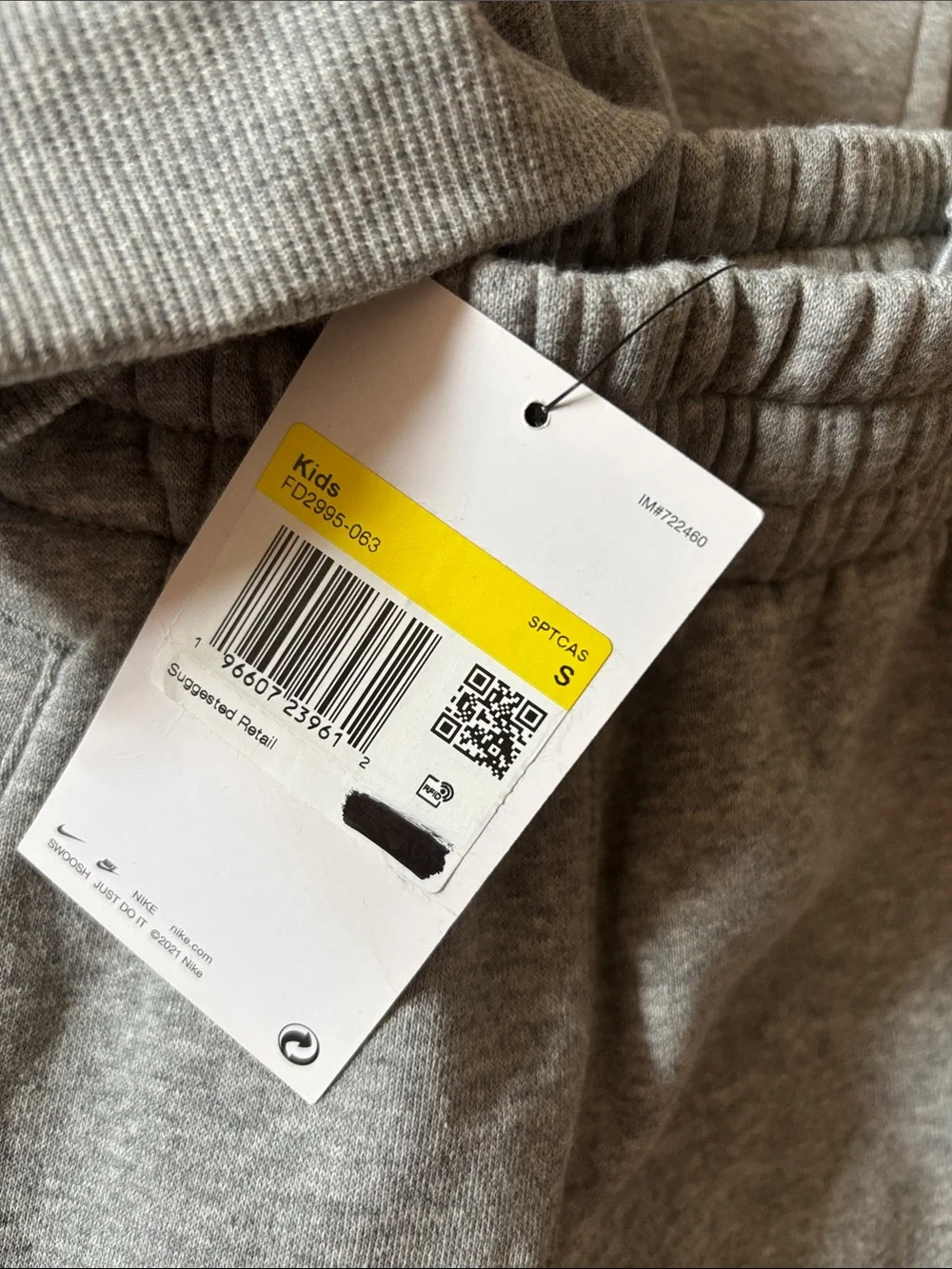 Nike Kids Gray Hoodie and Joggers Set